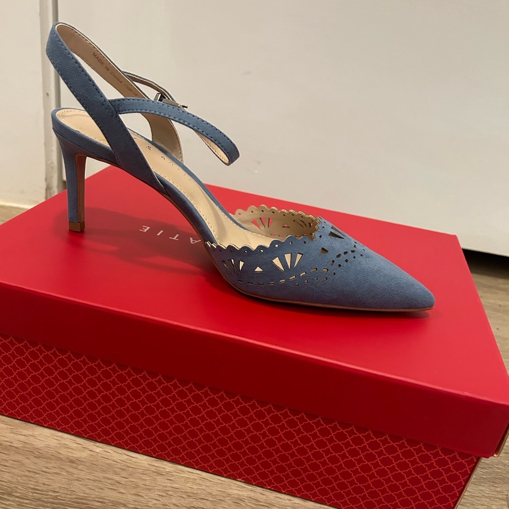 Kelly and Katie Powder Blue Heels